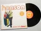 Hanson - Where's The Love - VERY RARE - 12