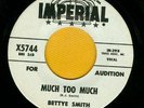 BETTYE SMITH - MUCH TOO MUCH Rare R&B Soul Popcorn 7