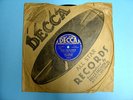 JUDY GARLAND Somewhere Over The Rainbow RARE ORIGINAL DECCA SLEEVE 78rpm Blue