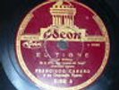 TANGO 78 rpm RECORD Odeon FRANCISCO CANARO Bajo el cielo azul ARGENTINA El tigre