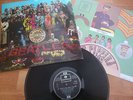 The Beatles Sgt Pepper's LP Nr Mint + Inserts PCS 7027 UK Vinyl Record 1 Box EMI