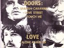 DOORS Love Street+2 / LOVE Alone Again 60s US psych IRANIAN press. ps EP RARE