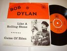 BOB DYLAN Like a Rolling Stone UNIQUE PS SUÈDE SWEDEN 1965
