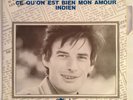 JEAN FERRAT VINYLE 45T 2 TITRES CE QU'ON EST BIEN MON AMOUR INDIEN BIEM 60884