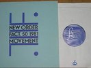 NEW ORDER Movement  UK vinyl LP with RARE  Factory inner  1st Press 1981