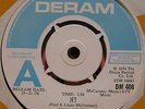 IRON VIRGIN 'JET' RARE 1974 UK GLAM DERAM DEMO 45 McCARTNEY WINGS COVER
