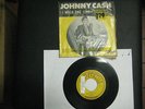 VINTAGE 45 RPM RECORD JOHNNY CASH I WALK THE LINE SUN LABEL PLUS 3 OTHER SONGS