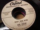 ROCKABILLY GENE VINCENT Rocky Road Blues/Yes I WHITE LABEL PROMO CAPITOL 4010 M-