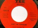 rare Soul 45 TEDDY WASHINGTON ain't no sunshine TEE