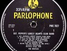 THE BEATLES / SGT PEPPER'S LONELY HEARTS CLUB BAND/3rd PRESS UK MONO
