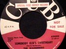 The Wanderers 45 CUB PROMO Somebody Else's Sweetheart RARE NORTHERN SOUL