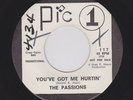 '67 Texas Garage R&R PASSIONS You've Got Me Hurtin'/Lively One M- DJ HEAR BOTH