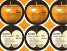 THE BEATLES George Harrison Rare Uncut Sheet All Things Must Pass Record Labels