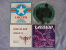 HAWKWIND - ROBERT CALVERT - 4 x 7'' singles - 3 in P/S - ejection German press.
