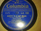 BRAHMS QUARTET IN B FLAT MAJOR OP 67, BUSCH QUARTET COLUMBIA LX 1262- 66