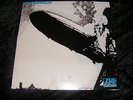 LED ZEPPELIN 1 WITH TURQUOISE LETTERING AND PLUM RED RECORD LABELS