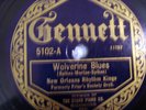 GENNETT BLUES 78 RPM WEARY BLUES/WOLVERINE BLUES NEW ORLEANS RHYTHM KINGS