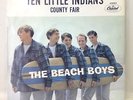 Rare 1962 Beach Boys County Fair Ten Little Indians Vinyl 45 With Picture Sleeve