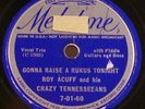 MELATONE RECORD (1936) ROY ACUFF & CRAZY TENNESSEEANS COUNTRY-WESTERN 10