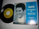 RARE MINT YELLOW LABEL PROMO Elvis  45 & P/S 