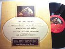 BLP 1008 Mendelssohn CONCERTO in E for VIOLIN Gioconda de Vito 1st UK HMV 10