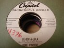 ROCKABILLY GENE VINCENT Be-Bop-A-Lula WHITE LABEL PROMO CAPITOL 3450 MINT-