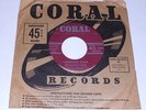 JOHNNY BURNETTE TRIO Lonesome Train ORIGINAL Canadian CORAL 1956 ROCKABILLY 45