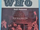 RARE The WHO 45 The Last Time 1967 ROLLING STONES benefit FRENCH  W/PS  VG++