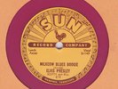 ELVIS PRESLEY REPRODUCTION SUN 78'S - COMPLETE SET OF 5 ON COLORED VINYL