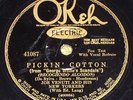 Joe Venuti's New Yorkers w/Eddie Lang-Pickin' Cotton Okeh 41087 jazz 78