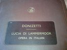 DONIZETTI LUCIA DI LAMMERMOOR SUNG IN ITALIAN PARLOPHONE SW8065-8077