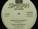 RARE UK BOOGIE Tony Antoniou Send In The Night UK Spartan 12