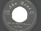 SOULETTES - DON'T CARE WHAT THE PEOPLE SAY / [SKA BEAT] cond. - VG.