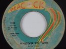 Northern Soul 45 BUD HARPER Wherever You Were PEACOCK HEAR