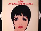 ANDY WARHOL RARE COVER OF LIZA MINNELLI LIVE CARNEGIE HALL 1981 ALTEL DOUBLE LP