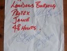 The Clash Signed Rehersal Setlist