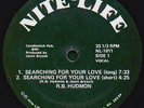 Rare ORIGINAL Soul - RB HUDMON -Searching For Your Love - Nite Lite