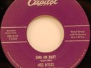 Meg Myles Sing On Baby / Shed A Tear 45 vg++ Capitol 3330 R&B Popcorn Jazz mix