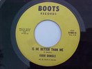 EDDIE DANIELS Is He Better Than Me NORTHERN SOUL FUNK ON BOOTS 45 RARE HEAR IT