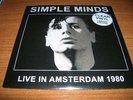 SIMPLE MINDS     live in amsterdam  80    7'   clear  vinyl