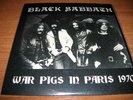 BLACK SABBATH    war pigs in paris 1970    - RARE 7