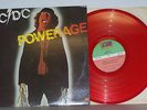 AC DC powerage red vinyl  1978 Canada press