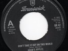 Northern Soul UK 45 - ADAM'S APPLES - Don't Take It Out On This World BRUNSWICK