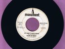 RARE NORTHERN SOUL CHARLIE McCOY 45 rpm MY BABY'S BACK AGAIN   MONUMENT 975
