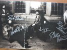 THE BAND stage fright vinyl signed by all 5 original members. levon helm +C.O.A
