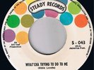 EDDIE LOVETTE What'cha Trying To Do To Me RARE FUNKY SOUL 45 * Listen Steady