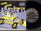 BILL HALEY AND HIS COMETS 45 EP Dim Dim The Lights DECCA 2209 clean
