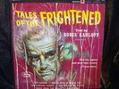 1963 BORIS KARLOF TALES OF FRIGHTENED 2 RECORD LP MONO
