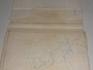 Rare WINGS Autographs: Denny Laine / McCullough / English (Not PAUL McCARTNEY)