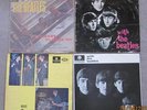4 x Beatles LP records. With the Beatles, Beatles for Sale, Please please me